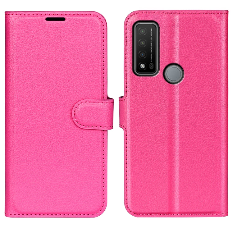 For TCL 20 R 5G Litchi Texture Horizontal Flip Phone Protective Case with Holder & Card Slots & Wallet