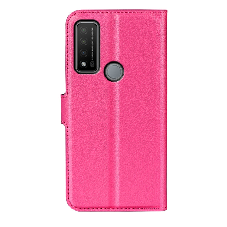 For TCL 20 R 5G Litchi Texture Horizontal Flip Phone Protective Case with Holder & Card Slots & Wallet