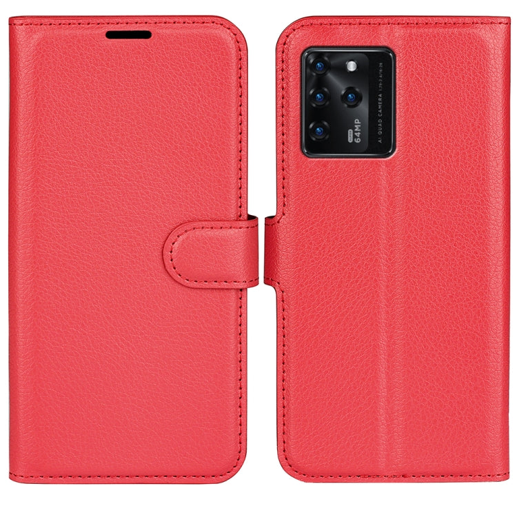 For ZTE Blade V30 Litchi Texture Horizontal Flip Phone Protective Case with Holder & Card Slots & Wallet