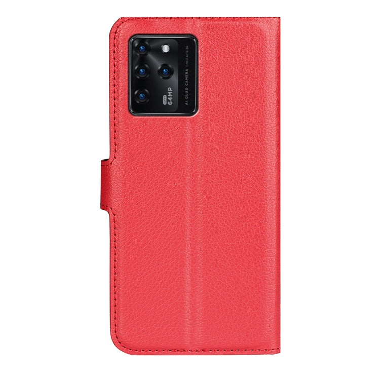 For ZTE Blade V30 Litchi Texture Horizontal Flip Phone Protective Case with Holder & Card Slots & Wallet