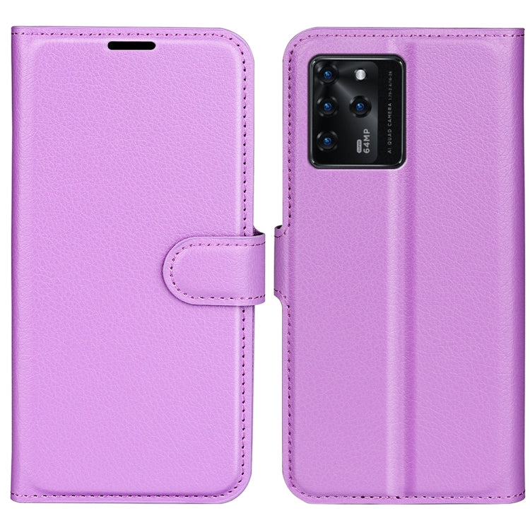 For ZTE Blade V30 Litchi Texture Horizontal Flip Phone Protective Case with Holder & Card Slots & Wallet