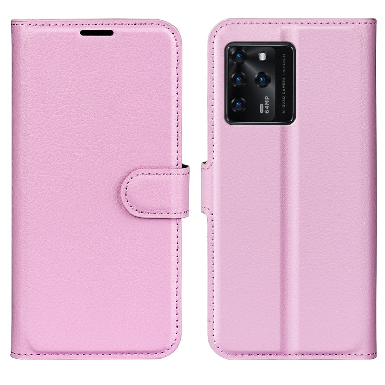 For ZTE Blade V30 Litchi Texture Horizontal Flip Phone Protective Case with Holder & Card Slots & Wallet