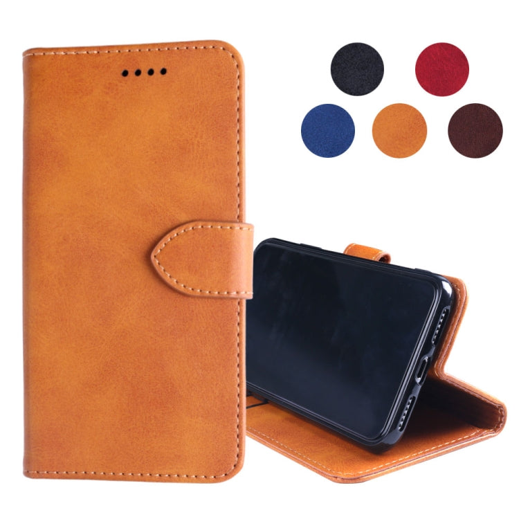 Calf Texture Horizontal Flip Leather Case for Samsung Galaxy A6+, with Holder & Card Slots & Wallet