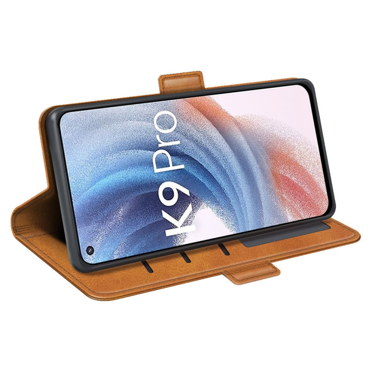 For OPPO K9 Pro Dual-side Magnetic Buckle Horizontal Flip Leather Case with Holder & Card Slots & Wallet