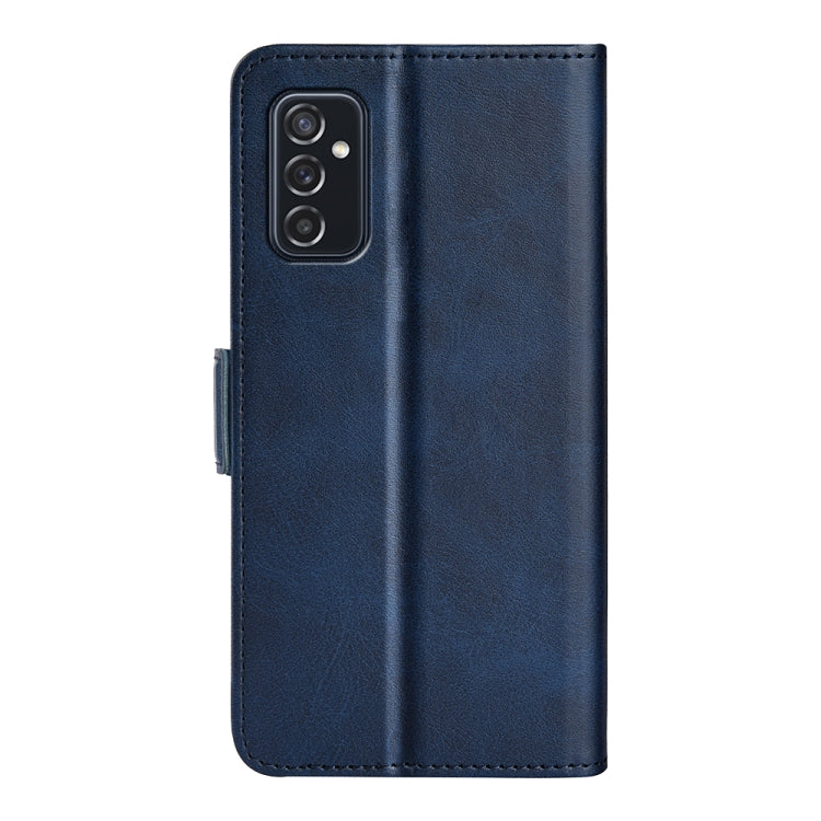 For Samsung Galaxy M52 5G Dual-side Magnetic Buckle Horizontal Flip Leather Case with Holder & Card Slots & Wallet