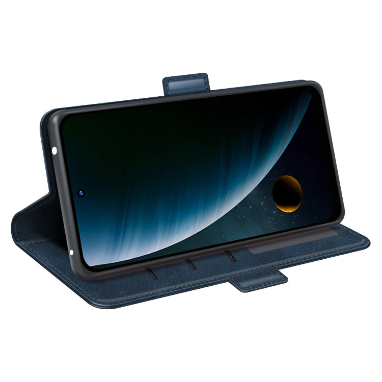 For ZTE Blade V30 Dual-side Magnetic Buckle Horizontal Flip Phone Leather Case with Holder & Card Slots & Wallet