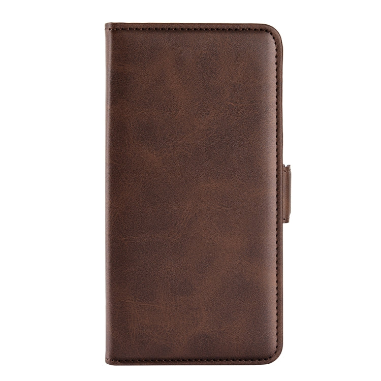 For OPPO Realme Narzo 50i Dual-side Magnetic Buckle Horizontal Flip Leather Case with Holder & Card Slots & Wallet