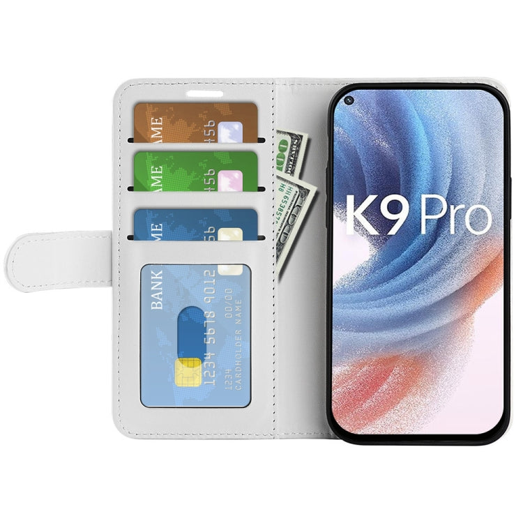 For OPPO K9 Pro R64 Texture Single Horizontal Flip Protective Case with Holder & Card Slots & Wallet& Photo Frame