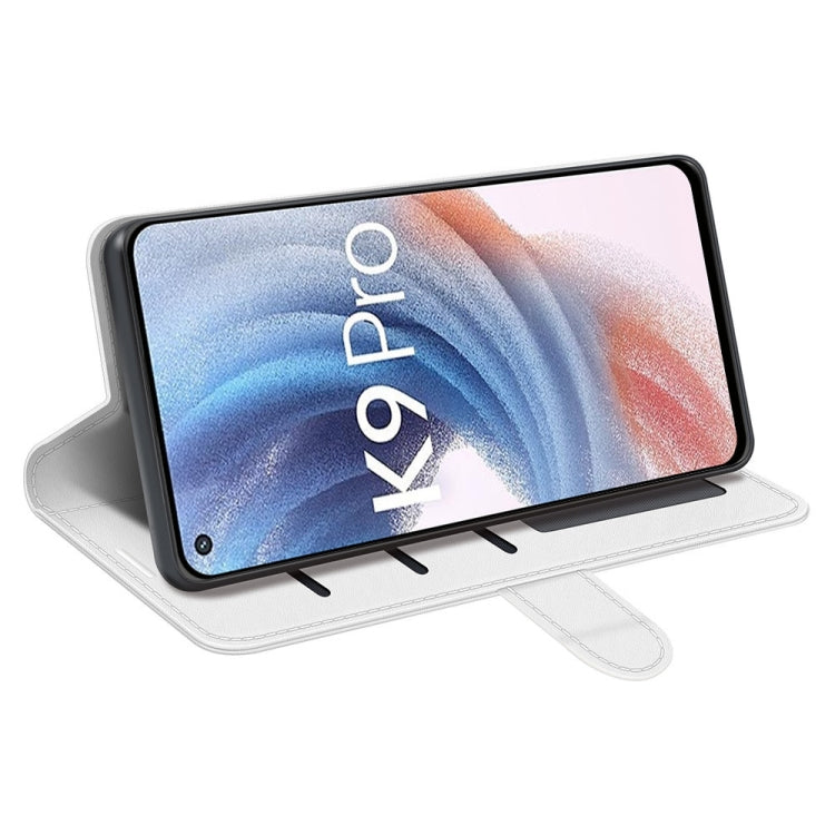 For OPPO K9 Pro R64 Texture Single Horizontal Flip Protective Case with Holder & Card Slots & Wallet& Photo Frame