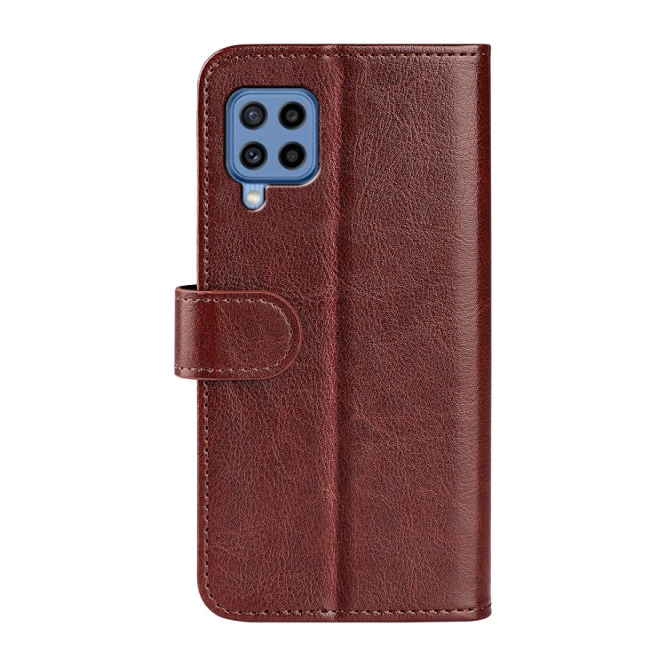 For Samsung Galaxy M22 R64 Texture Single Horizontal Flip Protective Case with Holder & Card Slots & Wallet& Photo Frame