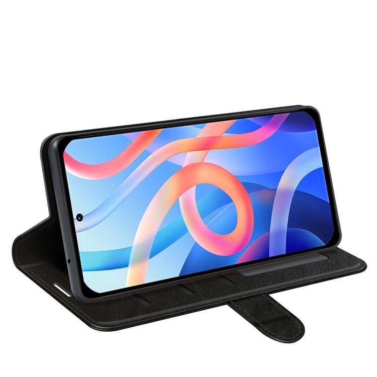 For Xiaomi Redmi Note 11 R64 Texture Single Horizontal Flip Protective Case with Holder & Card Slots & Wallet & Photo Frame