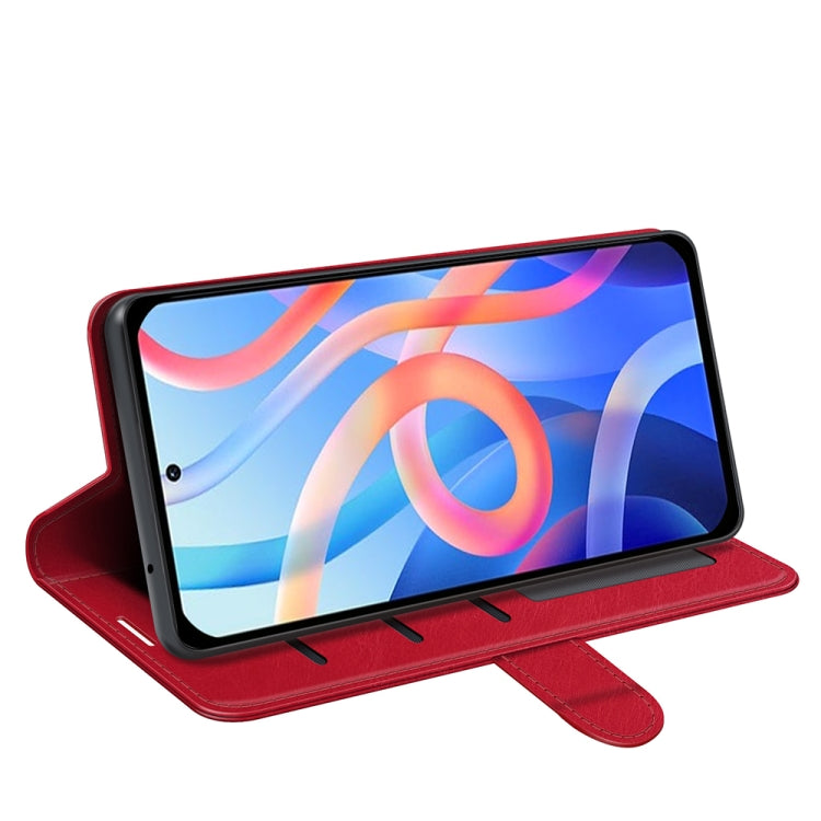 For Xiaomi Redmi Note 11 R64 Texture Single Horizontal Flip Protective Case with Holder & Card Slots & Wallet & Photo Frame