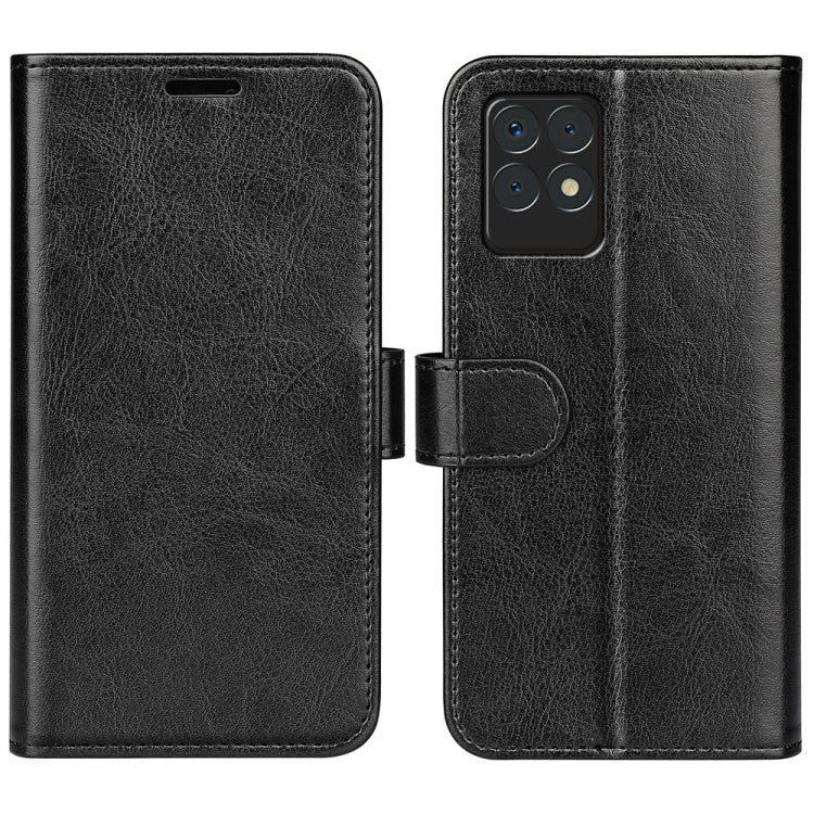 For OPPO Realme 8i R64 Texture Single Horizontal Flip Protective Case with Holder & Card Slots & Wallet & Photo Frame