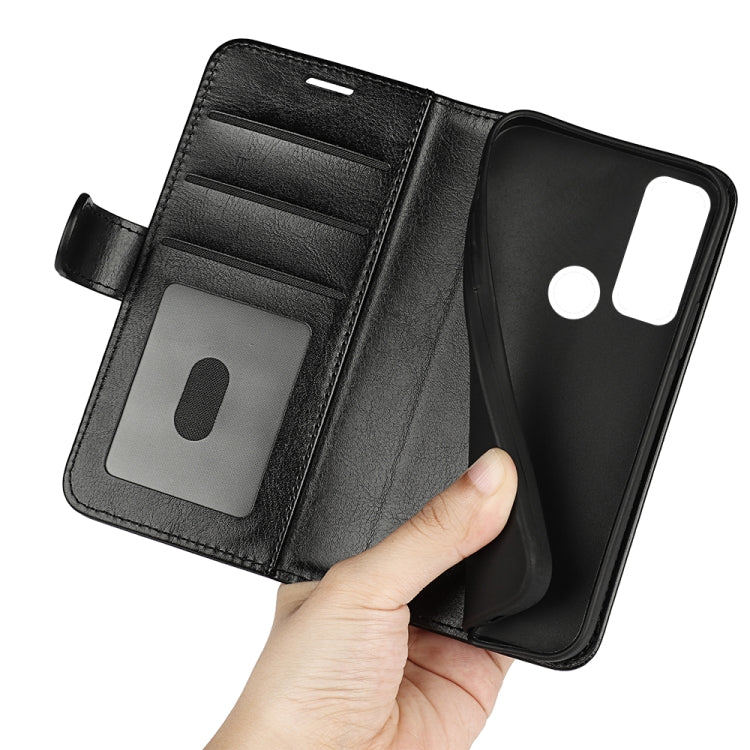 For TCL 20 R 5G R64 Texture Single Horizontal Flip Phone Protective Case with Holder & Card Slots & Wallet& Photo Frame