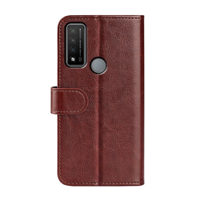 For TCL 20 R 5G R64 Texture Single Horizontal Flip Phone Protective Case with Holder & Card Slots & Wallet& Photo Frame