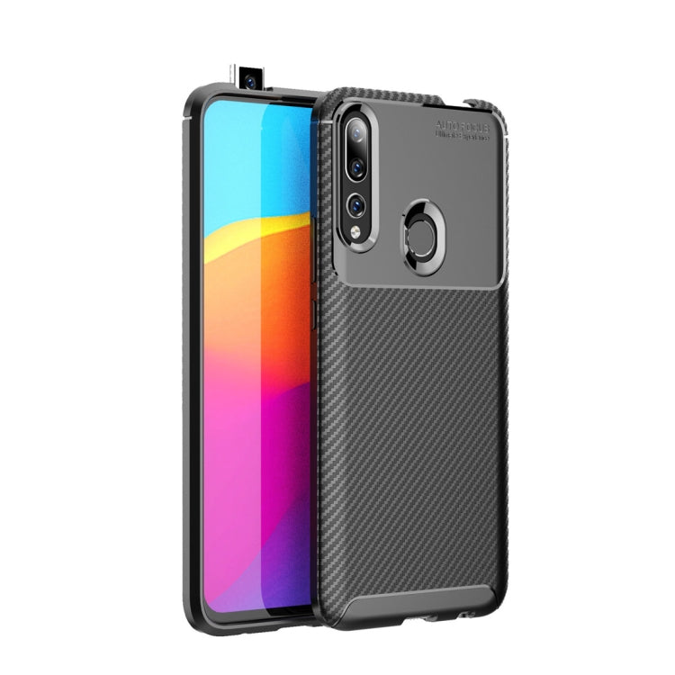 Beetle Series Carbon Fiber Texture Shockproof TPU Case for Huawei Y9Prime 2019 / P smart Z