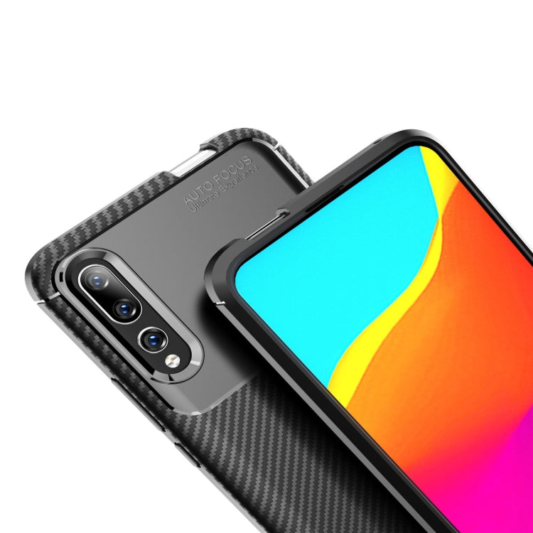 Beetle Series Carbon Fiber Texture Shockproof TPU Case for Huawei Y9Prime 2019 / P smart Z