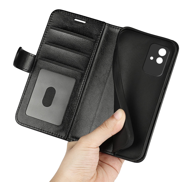 For OPPO Realme Narzo 50A R64 Texture Single Horizontal Flip Protective Case with Holder & Card Slots & Wallet& Photo Frame