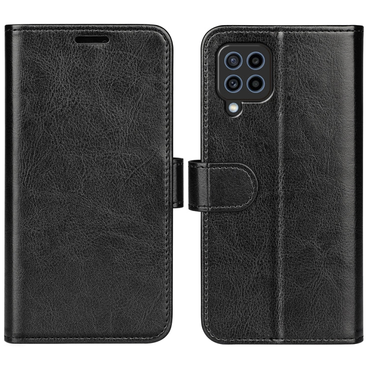 For Samsung Galaxy F22 R64 Texture Single Horizontal Flip Protective Case with Holder & Card Slots & Wallet& Photo Frame