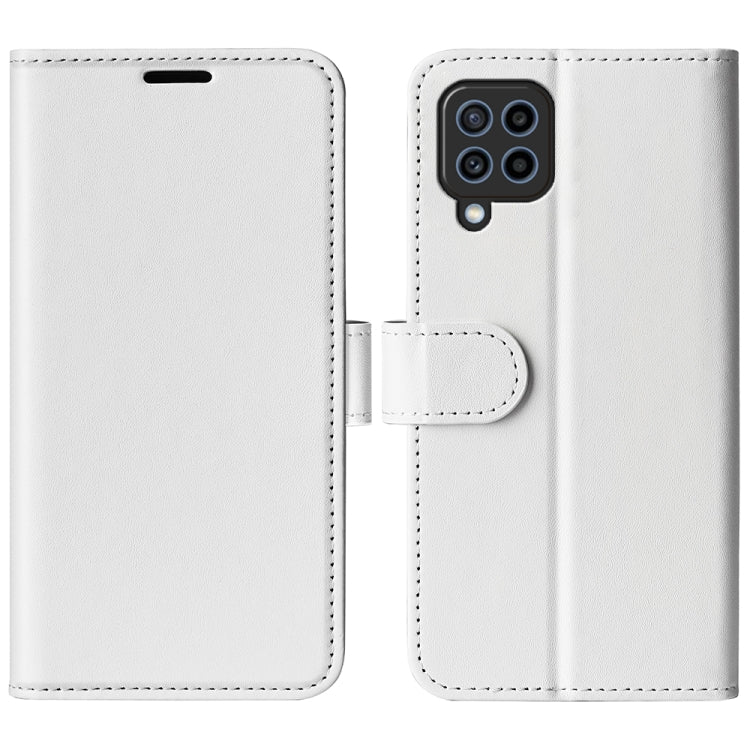 For Samsung Galaxy F22 R64 Texture Single Horizontal Flip Protective Case with Holder & Card Slots & Wallet& Photo Frame