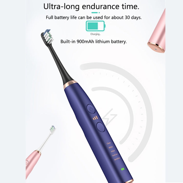 Wireless Induction Charging Ultrasonic Electric Toothbrush