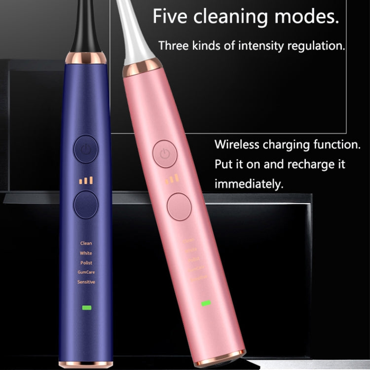 Wireless Induction Charging Ultrasonic Electric Toothbrush