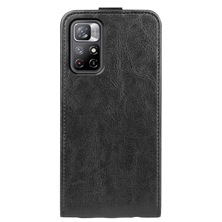 For Xiaomi Redmi Note 11 R64 Texture Single Vertical Flip Leather Protective Case with Card Slots & Photo Frame