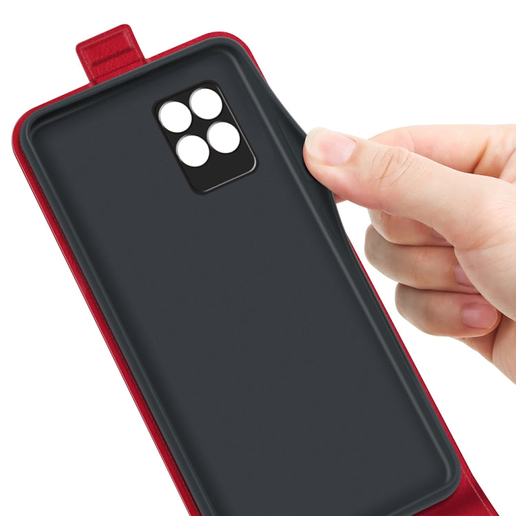 For OPPO Realme 8i R64 Texture Single Vertical Flip Leather Protective Case with Card Slots & Photo Frame