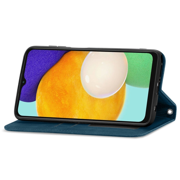 For Samsung Galaxy A13 5G Retro Skin Feel Magnetic Horizontal Flip Leather Case with Holder & Card Slots & Wallet & Photo Frame