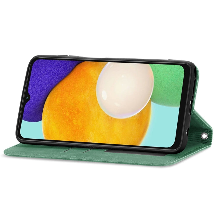 For Samsung Galaxy A13 5G Retro Skin Feel Magnetic Horizontal Flip Leather Case with Holder & Card Slots & Wallet & Photo Frame