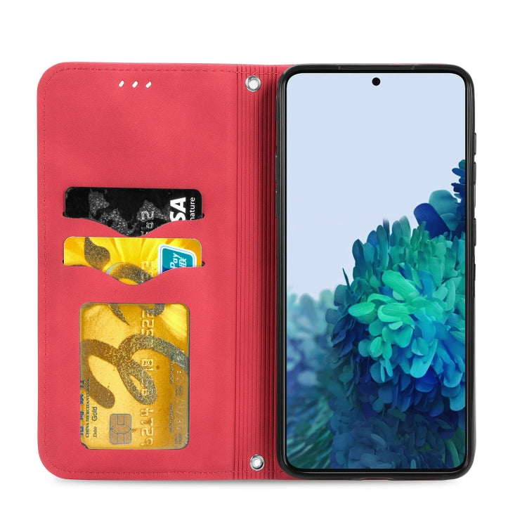 For Samsung Galaxy S22+ 5G Retro Skin Feel Magnetic Horizontal Flip Leather Case with Holder & Card Slots & Wallet & Photo Frame