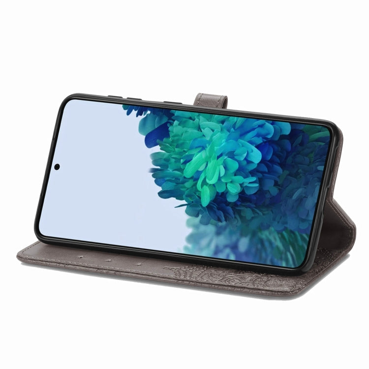 For Samsung Galaxy S22 5G Mandala Flower Embossed Horizontal Flip Leather Case with Holder & Card Slots & Wallet & Lanyard