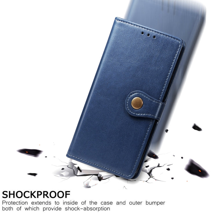 For Samsung Galaxy S22 5G Solid Color Leather Buckle Phone Case