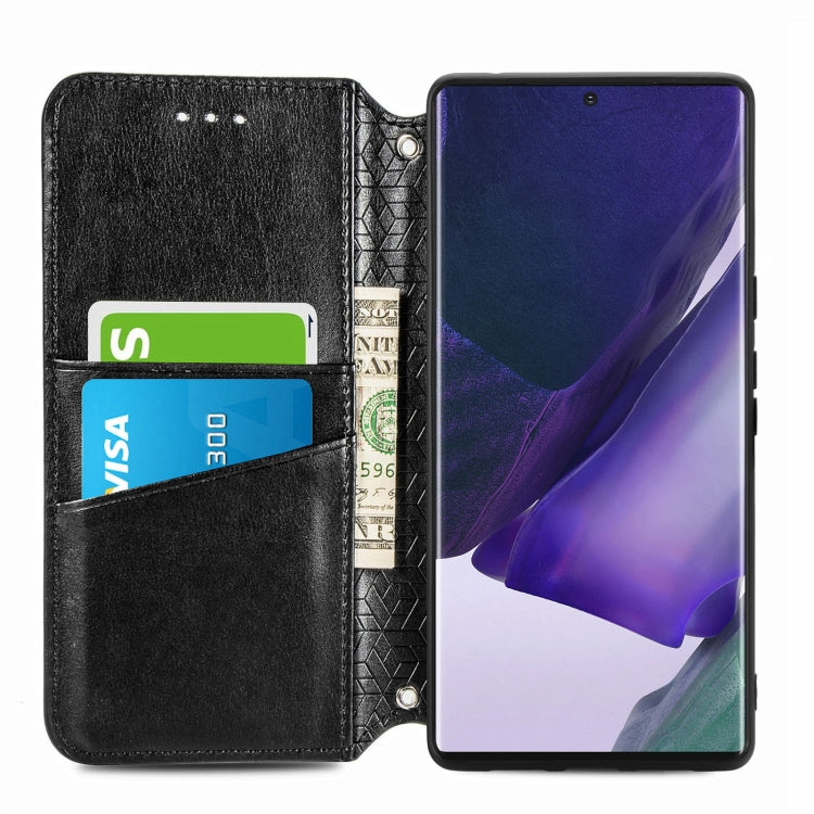 For Samsung Galaxy S22 Ultra 5G Blooming Mandala Embossed Magnetic Horizontal Flip Leather Case with Holder & Card Slots & Wallet