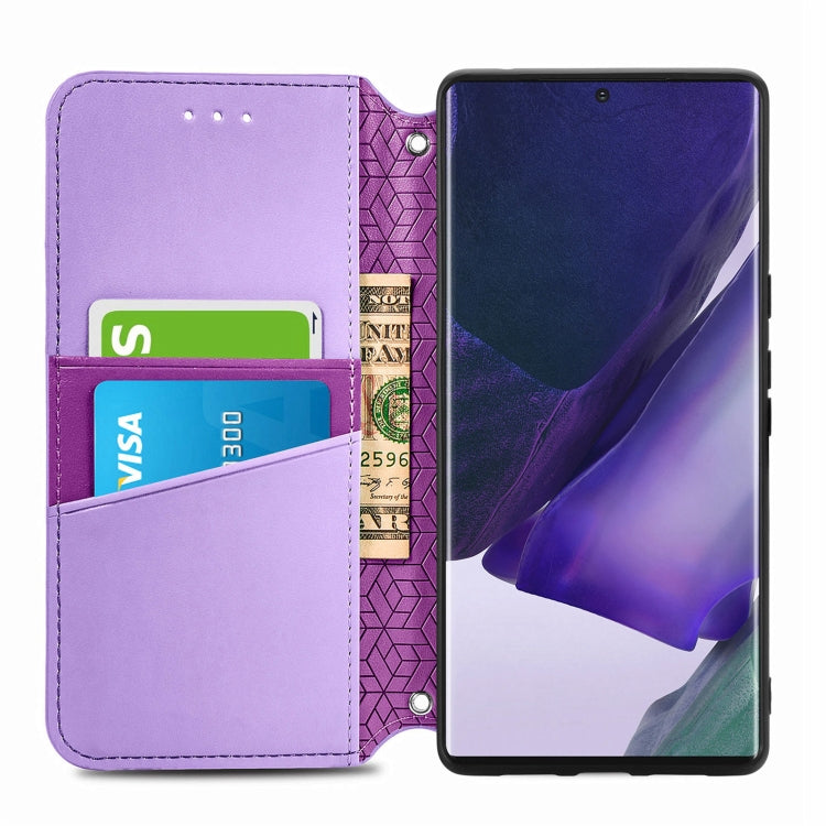 For Samsung Galaxy S22 Ultra 5G Blooming Mandala Embossed Magnetic Horizontal Flip Leather Case with Holder & Card Slots & Wallet