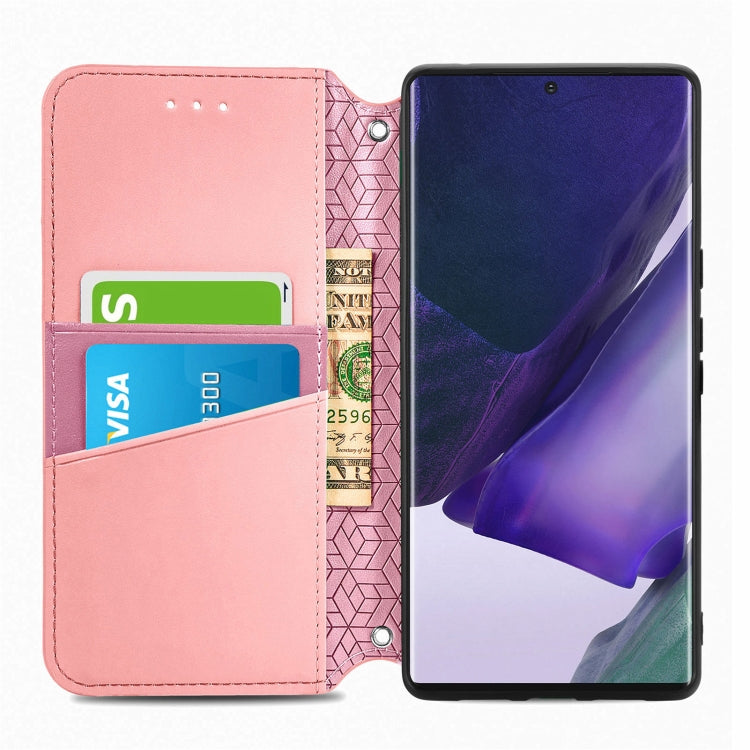 For Samsung Galaxy S22 Ultra 5G Blooming Mandala Embossed Magnetic Horizontal Flip Leather Case with Holder & Card Slots & Wallet