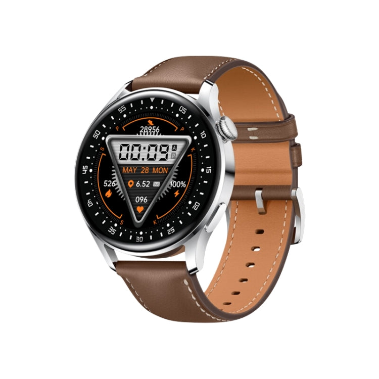 D3pro 1.32 inch Color Screen Smart Watch, IP67 Waterproof,Leather Watchband,Support Bluetooth Call/Heart Rate Monitoring/Blood Pressure Monitoring/Blood Oxygen Monitoring/Sleep Monitoring