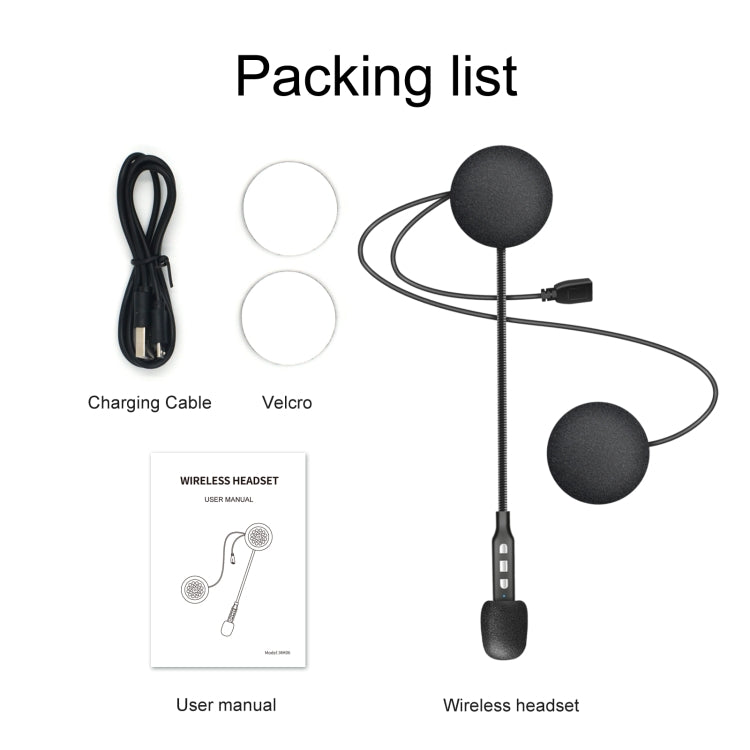 JD-MH06 Motorcycle Helmet Bluetooth Navigation Noise Reduction Headset