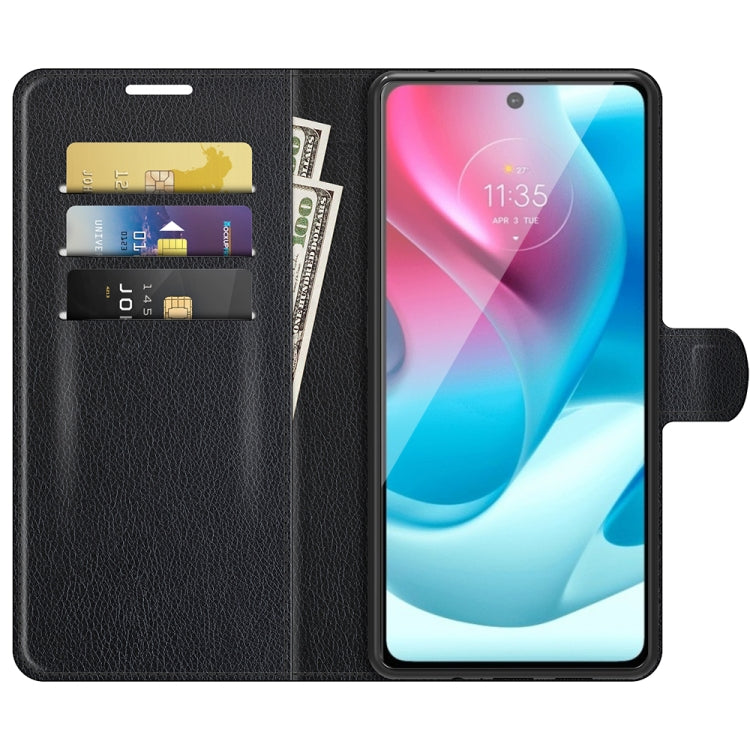 For Motorola Moto G60S Litchi Texture Horizontal Flip Phone Protective Case with Holder & Card Slots & Wallet