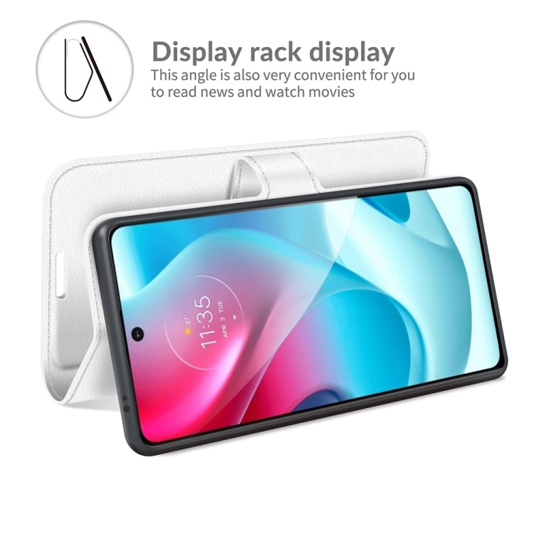 For Motorola Moto G60S Litchi Texture Horizontal Flip Phone Protective Case with Holder & Card Slots & Wallet