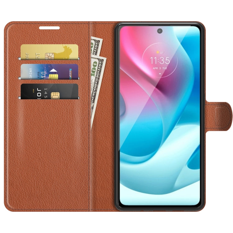 For Motorola Moto G60S Litchi Texture Horizontal Flip Phone Protective Case with Holder & Card Slots & Wallet