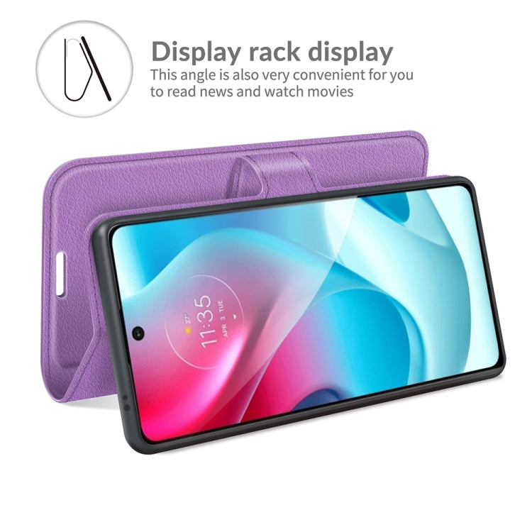 For Motorola Moto G60S Litchi Texture Horizontal Flip Phone Protective Case with Holder & Card Slots & Wallet