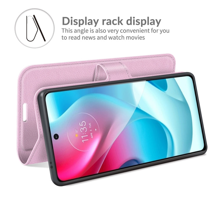 For Motorola Moto G60S Litchi Texture Horizontal Flip Phone Protective Case with Holder & Card Slots & Wallet