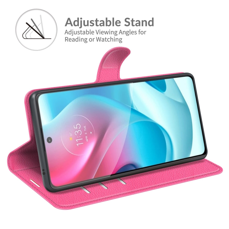 For Motorola Moto G60S Litchi Texture Horizontal Flip Phone Protective Case with Holder & Card Slots & Wallet