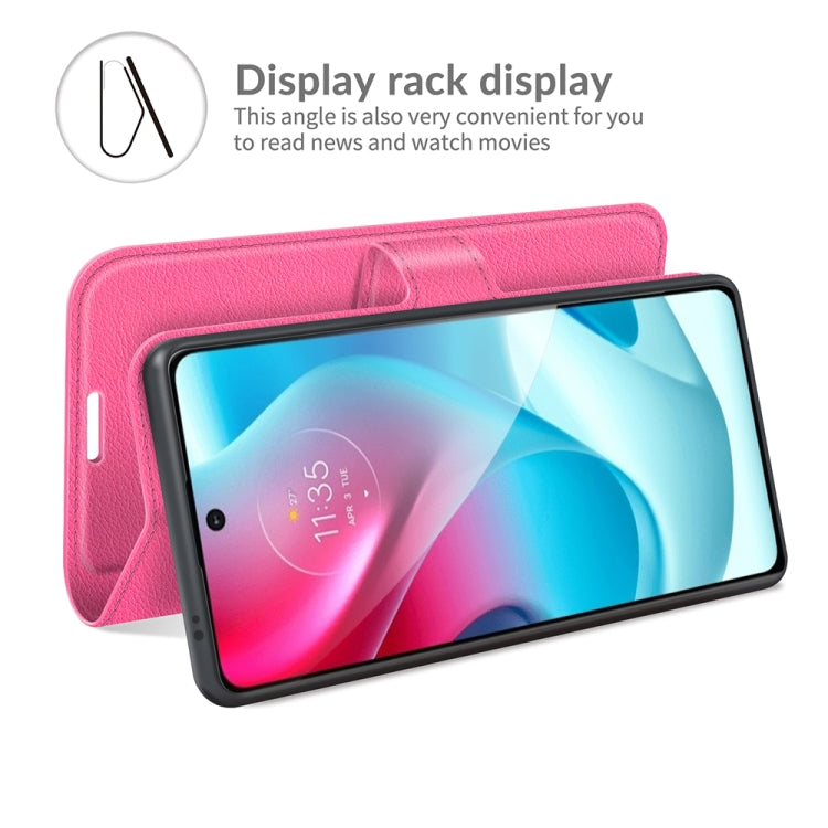 For Motorola Moto G60S Litchi Texture Horizontal Flip Phone Protective Case with Holder & Card Slots & Wallet