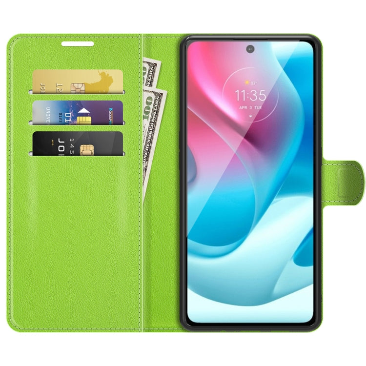 For Motorola Moto G60S Litchi Texture Horizontal Flip Phone Protective Case with Holder & Card Slots & Wallet