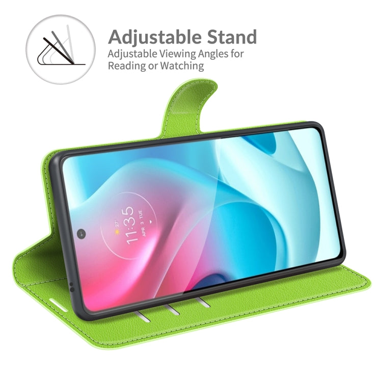 For Motorola Moto G60S Litchi Texture Horizontal Flip Phone Protective Case with Holder & Card Slots & Wallet