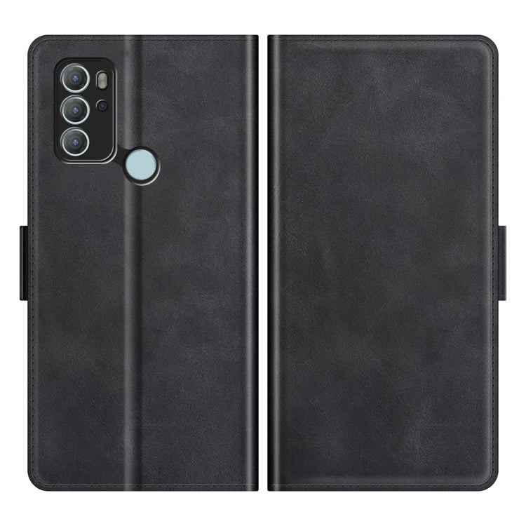 For Motorola Moto G60S Dual-side Magnetic Buckle Horizontal Flip Leather Case with Holder & Card Slots & Wallet