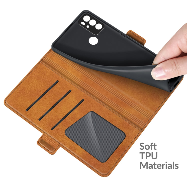 For Motorola Moto G60S Dual-side Magnetic Buckle Horizontal Flip Leather Case with Holder & Card Slots & Wallet