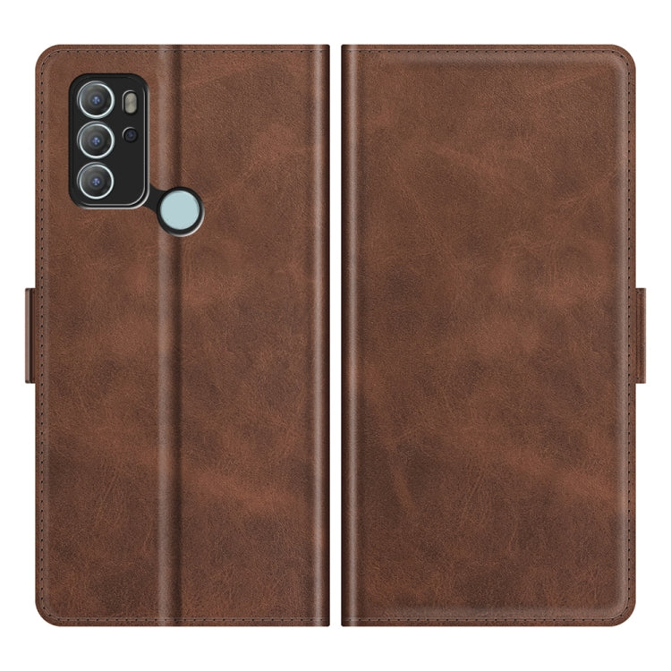 For Motorola Moto G60S Dual-side Magnetic Buckle Horizontal Flip Leather Case with Holder & Card Slots & Wallet